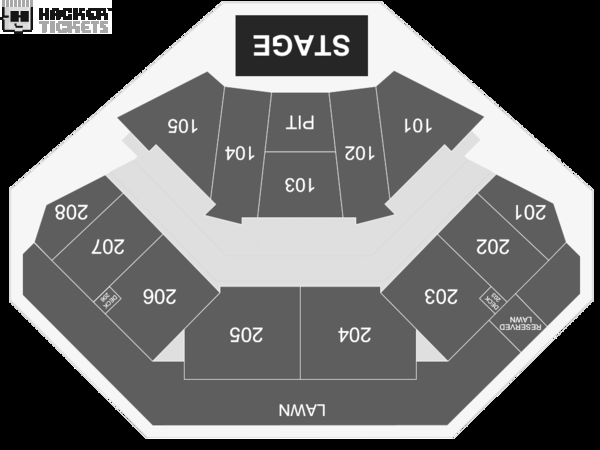 101WKQX Piqniq:  Foster The People and more! seating chart