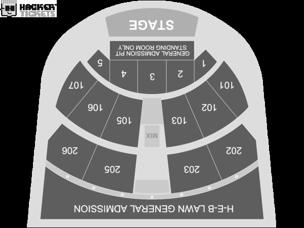 101X Concert Series featuring Incubus with 311 seating chart