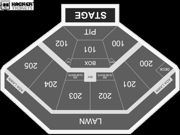 97.1 The Eagle Presents Korn & Faith No More seating chart