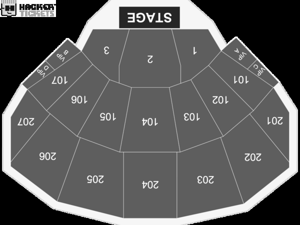 Aaron Lewis, State I'm In Tour seating chart
