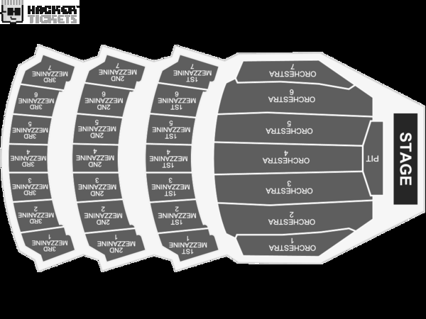 Above & Beyond Acoustic seating chart