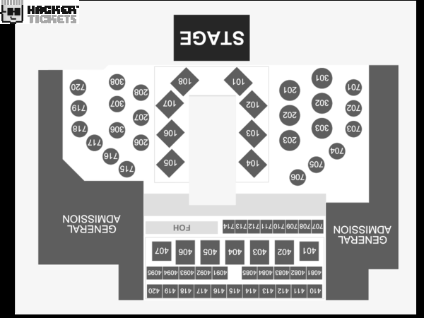 AC/DC Tribute by Bonfire seating chart