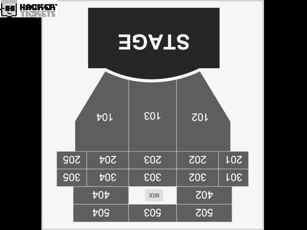 Ace Frehley seating chart