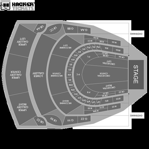 Aida seating chart