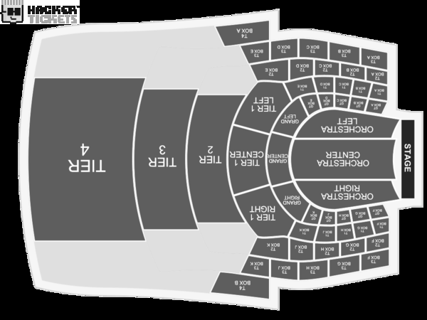 Alvin Ailey American Dance Theater seating chart