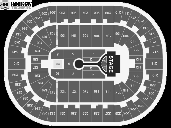 An Evening with Michael Buble in Concert seating chart