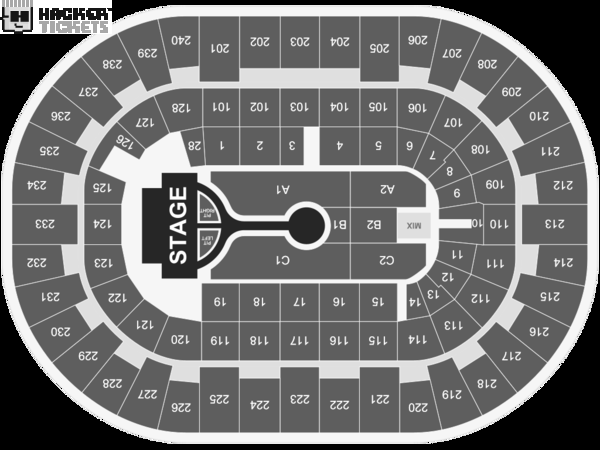 An Evening with Michael Buble in Concert seating chart