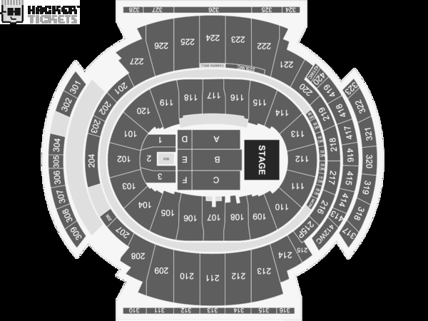 Andrea Bocelli seating chart