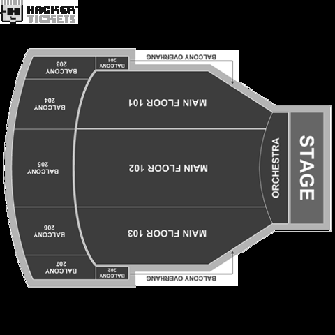 Andrew Dice Clay seating chart
