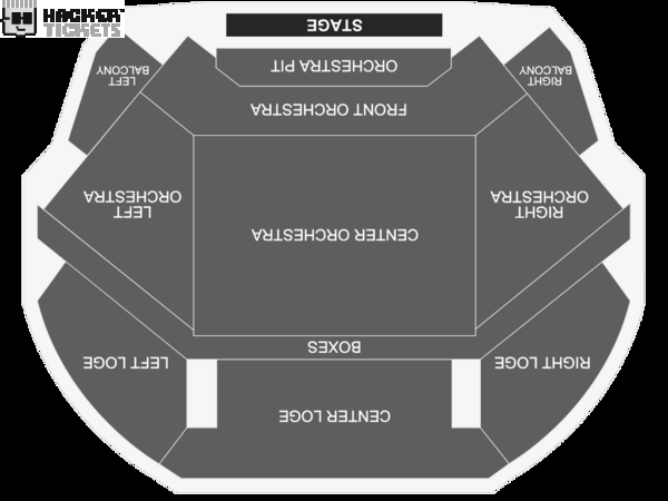 Arlo Guthrie & Judy Collins seating chart
