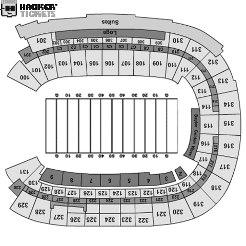 Baylor Bears Football vs. Kansas Jayhawks Football seating chart