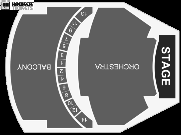 Beth Hart - War In My Mind seating chart