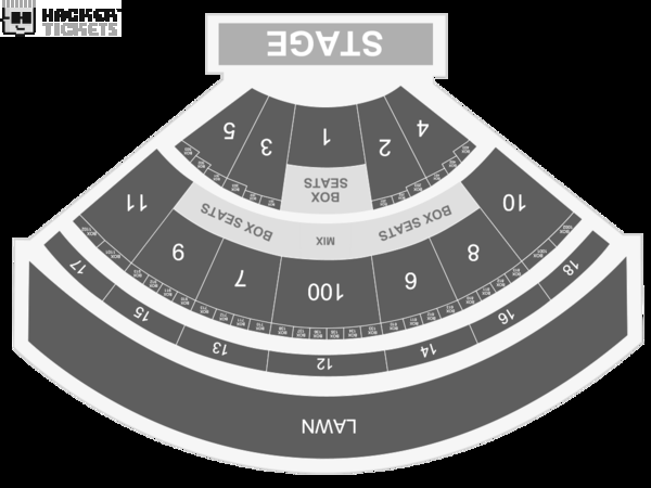 Bethel Woods 2020 Country Megaticket seating chart