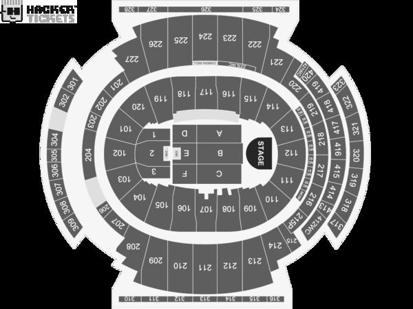 Billy Joel - In Concert seating chart