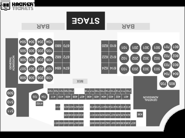 Bon Jovi Tribute by Wanted seating chart