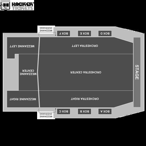 Bruce Hornsby seating chart