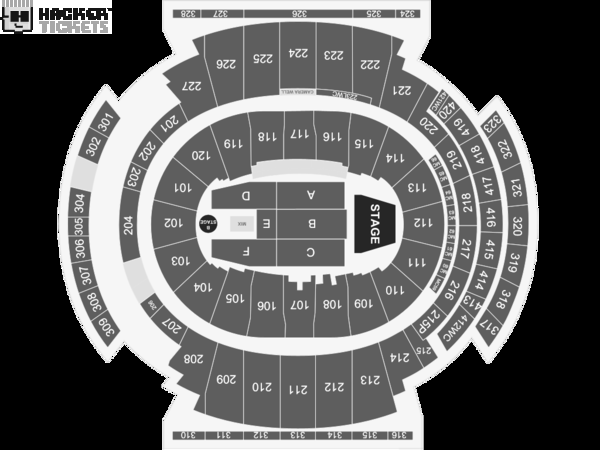 Camila Cabello: The Romance Tour presented by Mastercard seating chart