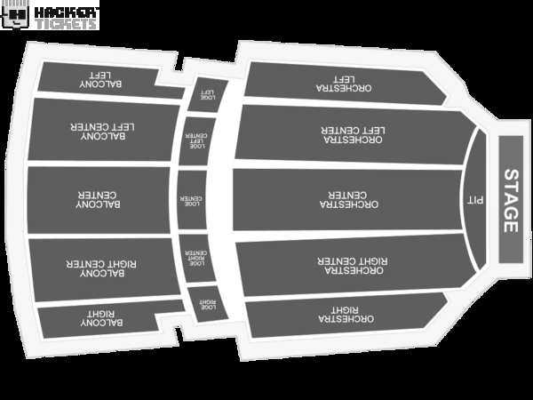 Cats (Touring) seating chart