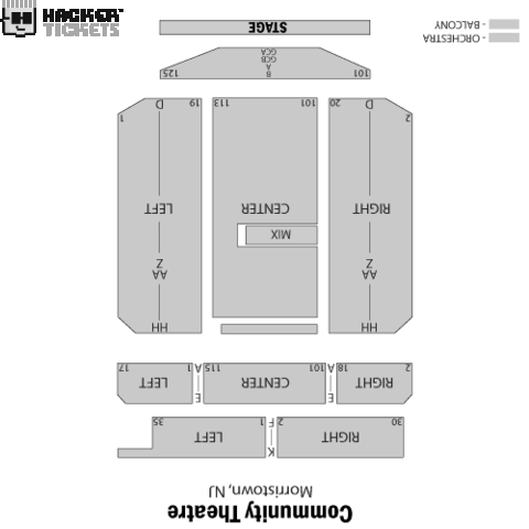 Celtic Thunder seating chart