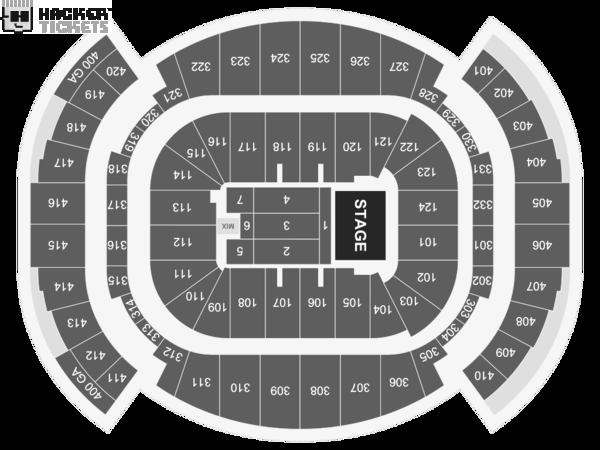 Cher: Here We Go Again Tour seating chart