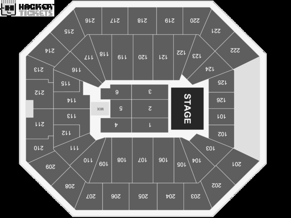 Cher: Here We Go Again Tour seating chart