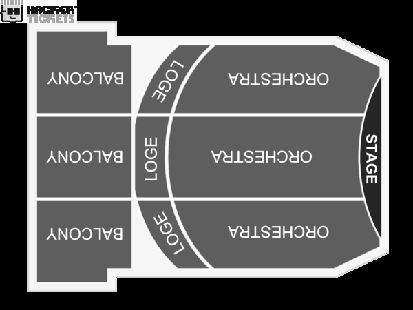 City and Colour seating chart