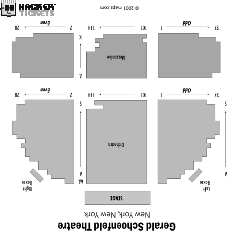 Come from Away seating chart