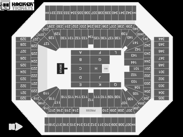 Concert for Peace seating chart