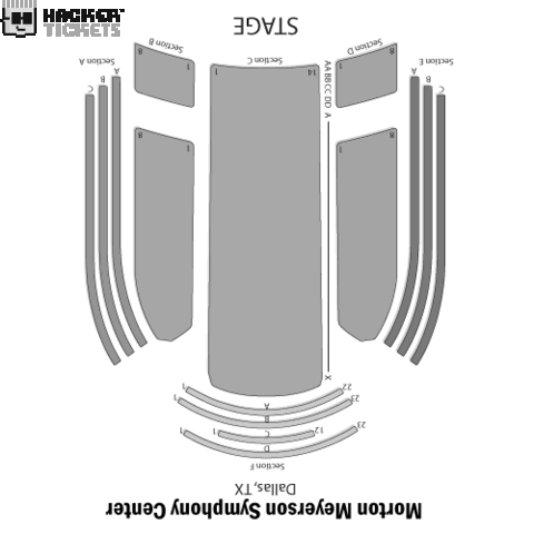Dallas Symphony Orchestra seating chart