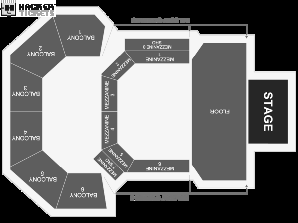 Death Cab for Cutie seating chart