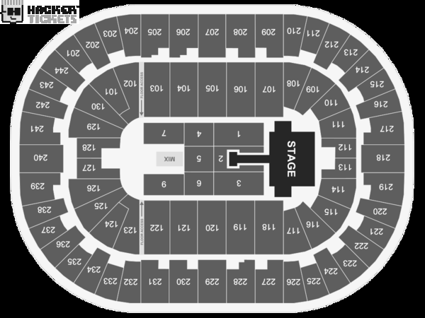 Def Leppard with ZZ Top seating chart