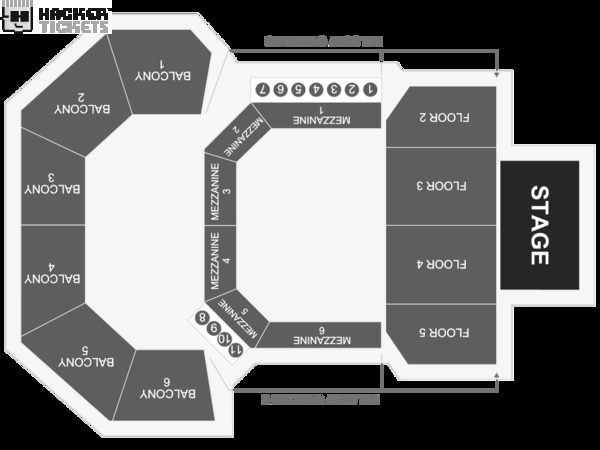 Dennis DeYoung seating chart