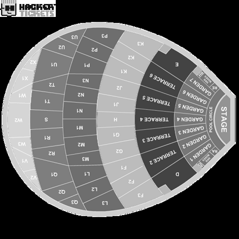 Diana Ross seating chart