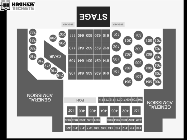 Dokken seating chart