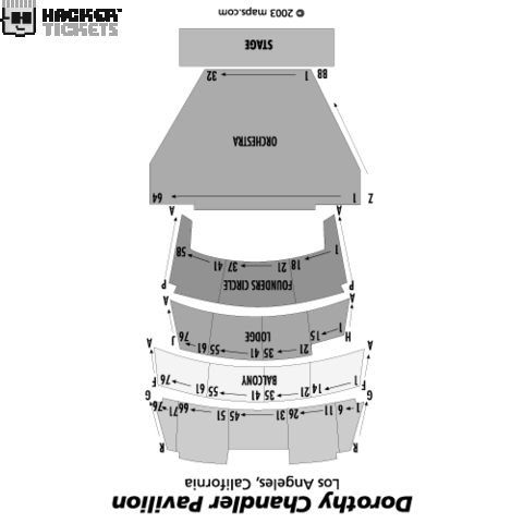 Don Giovanni seating chart
