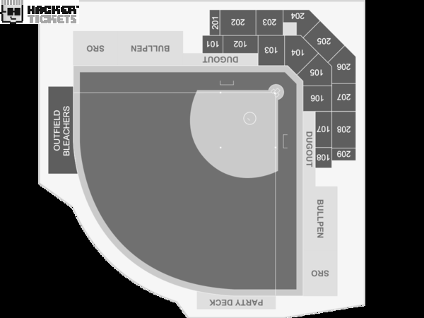 Double Header: Commotion vs Comets & Bandits vs Wild (See Info) seating chart