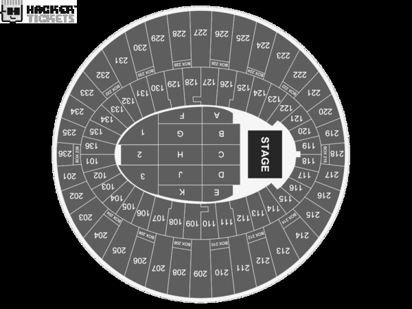 Eagles seating chart