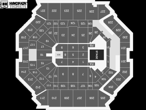 Elevation Nights 2020 seating chart