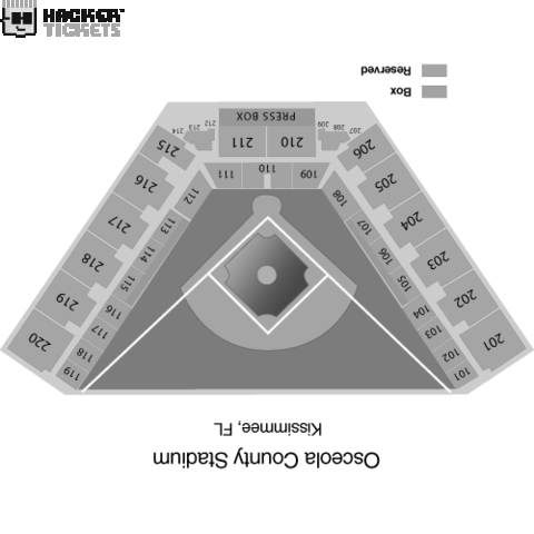 Florida Fire Frogs vs. Tampa Tarpons seating chart