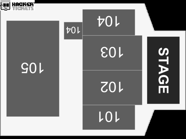 Gin Blossoms seating chart