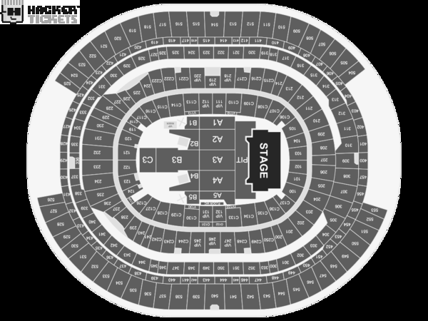 Guns N' Roses 2020 Tour seating chart