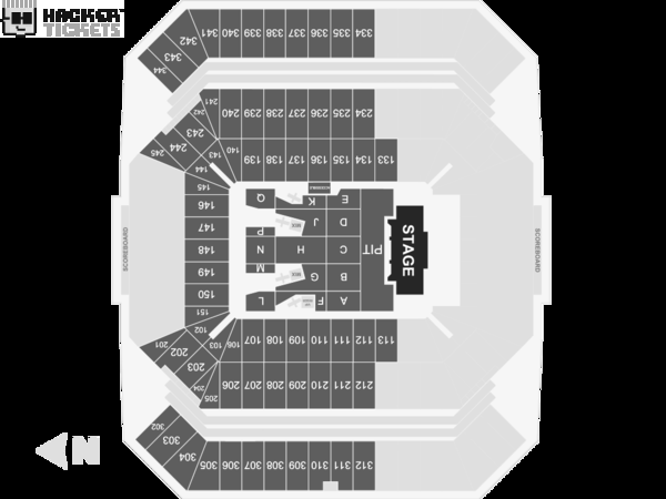 Guns N' Roses 2020 Tour seating chart