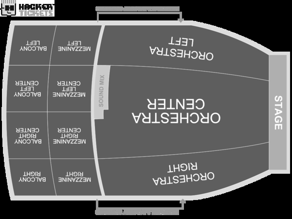 Hombres G seating chart