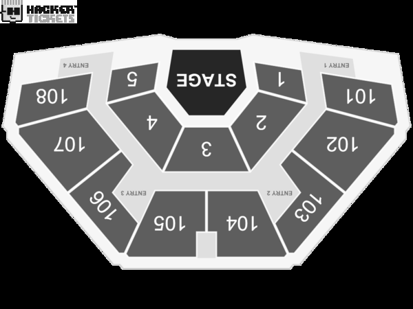 International City Theatre seating chart