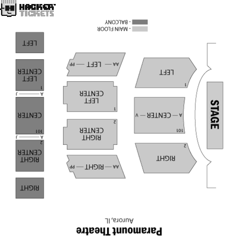 Jay Leno seating chart
