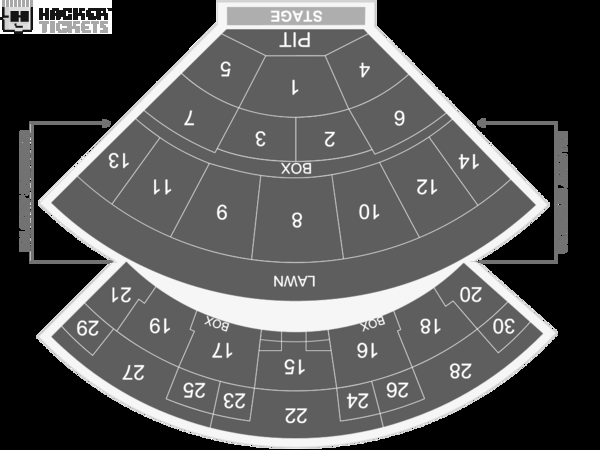 Journey with Pretenders seating chart
