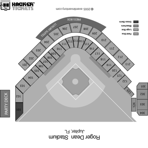 Jupiter Hammerheads vs. Fort Myers Mighty Mussels seating chart