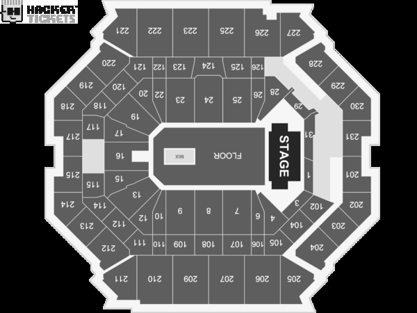 Korn & Faith No More seating chart