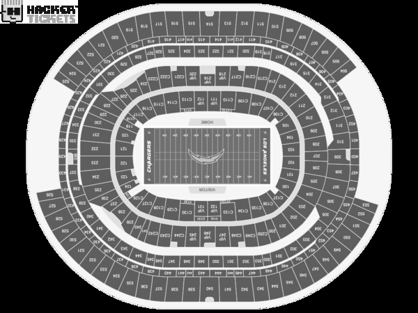 Los Angeles Chargers vs. Carolina Panthers seating chart