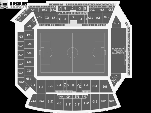 Los Angeles Football Club vs. Seattle Sounders FC seating chart